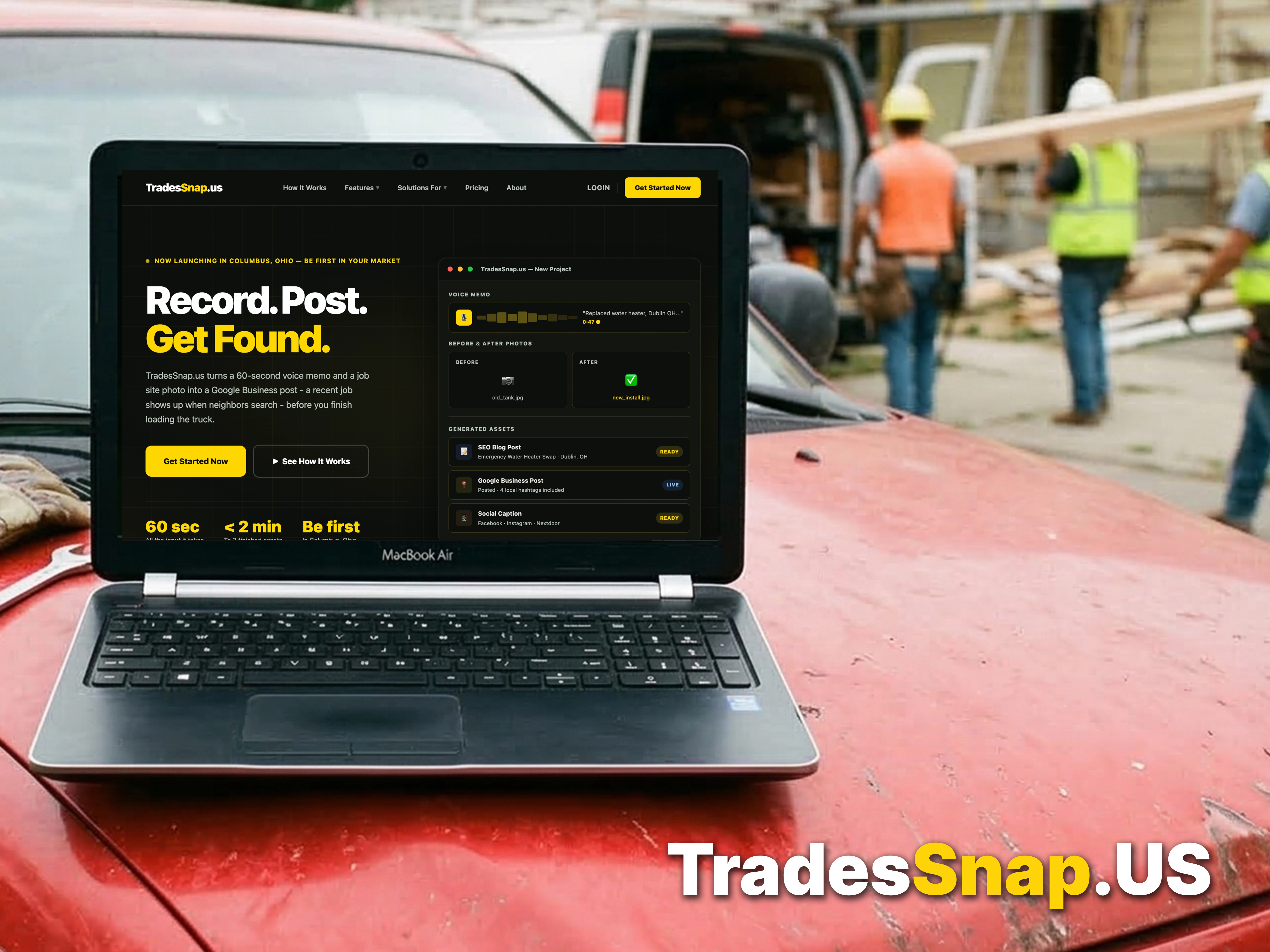 TradesSnap.US — AI-Powered Marketing for the Trades